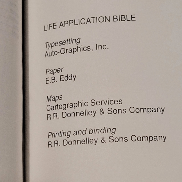 Life Application Bible NIV 1991 Red Hardback - Picture 11 of 14